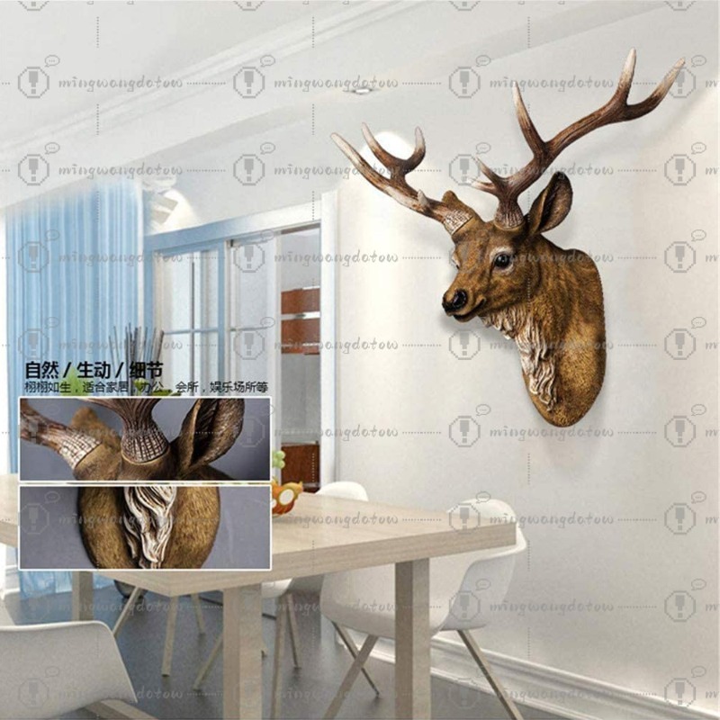 Cabeça de Veado Falsa de 17 Po - Resin Art Decor avaliação e preço