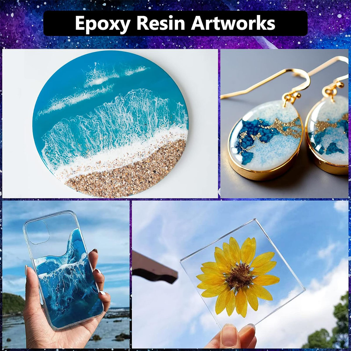 Kit de resina epóxi cristalina - Resin Art Epoxy avaliação e preço