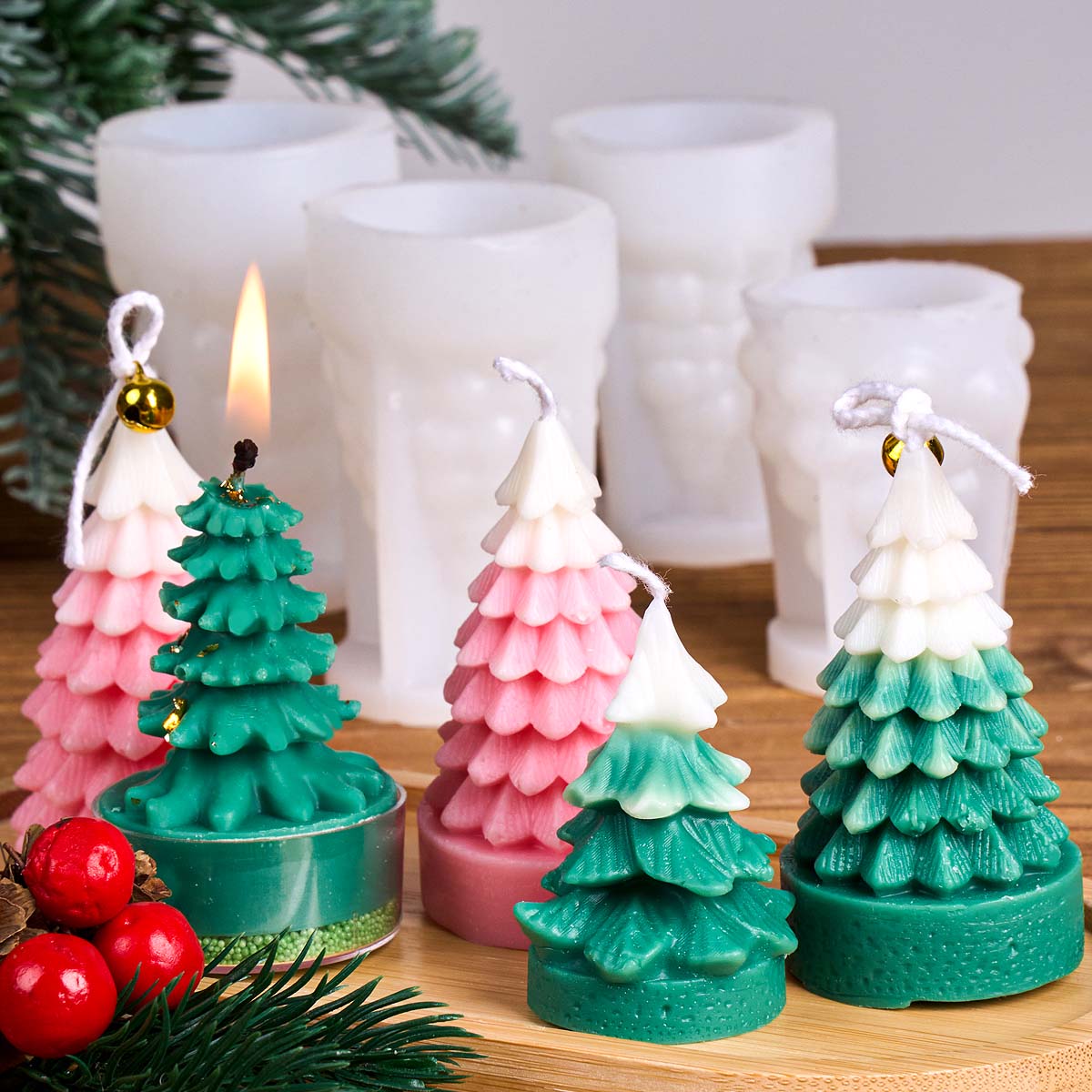 Molde de Silicone 3D para Árvo - Xmas Resin Art avaliação e preço
