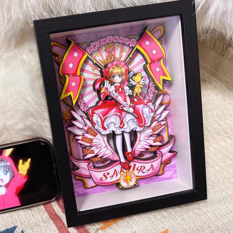 Quente clássico anime cardcapt - Xmas Resin Art avaliação e preço