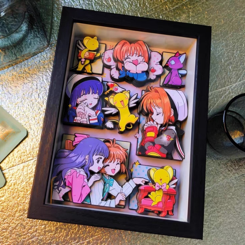 Quente clássico anime cardcapt - Xmas Resin Art avaliação e preço