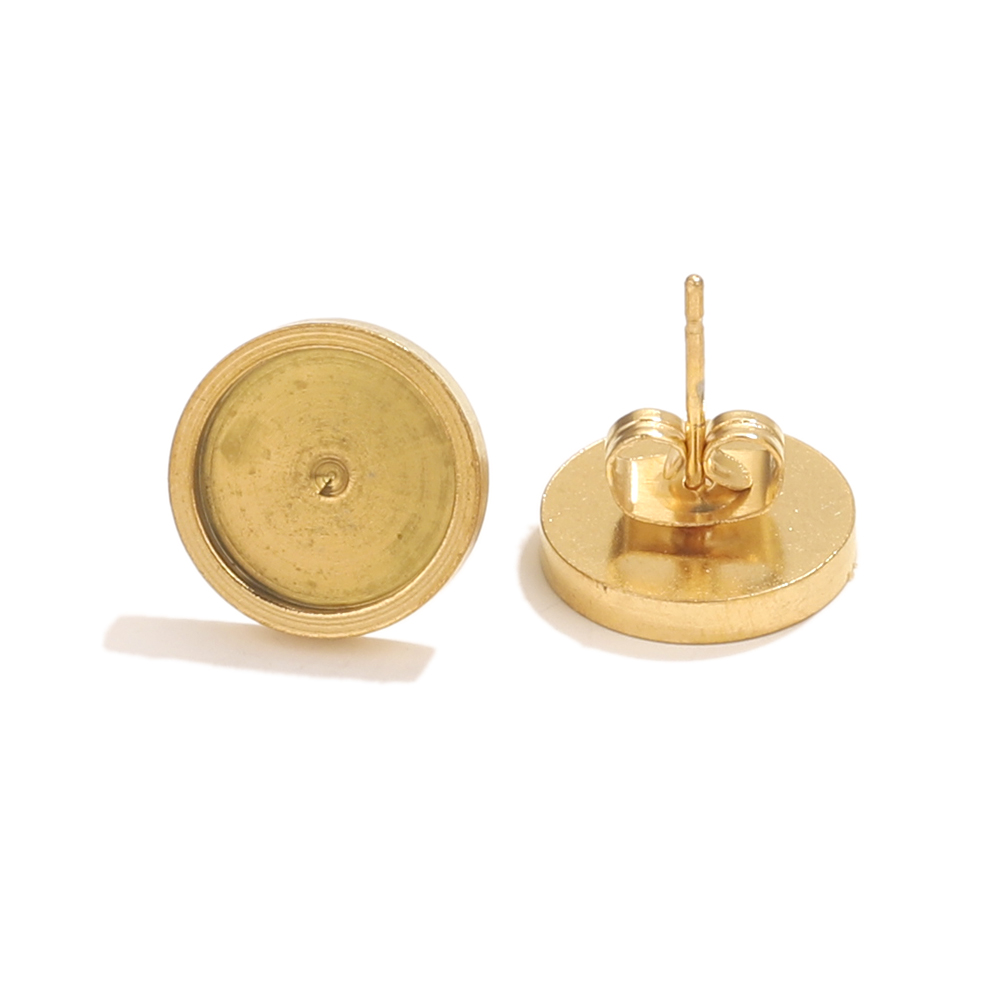 10 pçs de aço inoxidável ouro  - Resin Art Love avaliação e preço