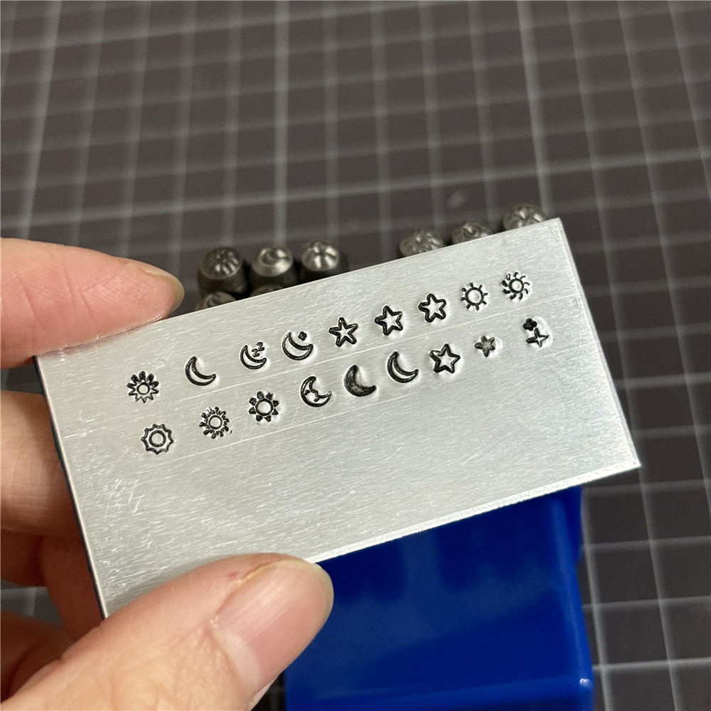 Metal Stamping Punch, Carving  - Resin Art Logo avaliação e preço